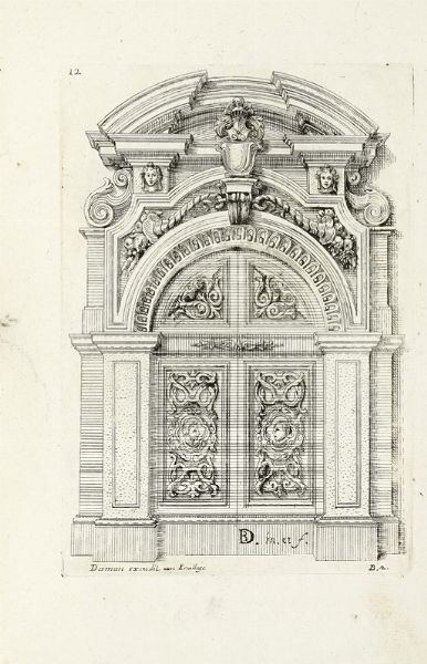DOMENICO BORBONI : Architectura.  - Asta Libri, autografi e manoscritti - Associazione Nazionale - Case d'Asta italiane