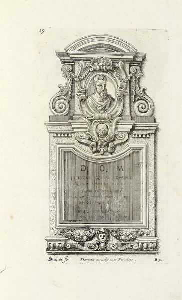 DOMENICO BORBONI : Architectura.  - Asta Libri, autografi e manoscritti - Associazione Nazionale - Case d'Asta italiane