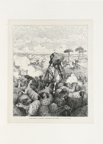 MIGUEL (DE) CERVANTES SAAVEDRA : L'Ingnieux Hidalgo Don Quichotte de la Manche [...] avec les dessins de Gustave Dor. Tome premier (-second).  - Asta Libri, autografi e manoscritti - Associazione Nazionale - Case d'Asta italiane