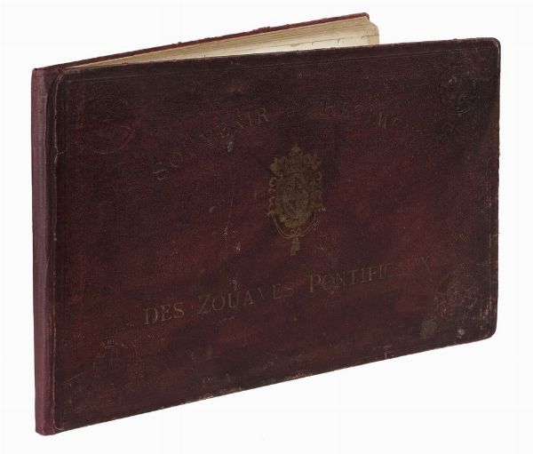 ATHANASE CHARLES MARIE (BARON DE) CHARETTE DE LA CONTRIE : Souvenir du regiment des Zouaves Pontificaux. Rome 1860-1870 - France 1870-1871...  - Asta Libri, autografi e manoscritti - Associazione Nazionale - Case d'Asta italiane
