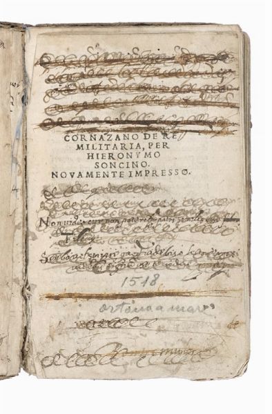 ANTONIO CORNAZZANO : De re militaria.  - Asta Libri, autografi e manoscritti - Associazione Nazionale - Case d'Asta italiane