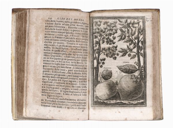 GIOVANNI FRANCESCO GEMELLI CARERI : Giro del mondo... Parte prima [terza -sesta].  - Asta Libri, autografi e manoscritti - Associazione Nazionale - Case d'Asta italiane