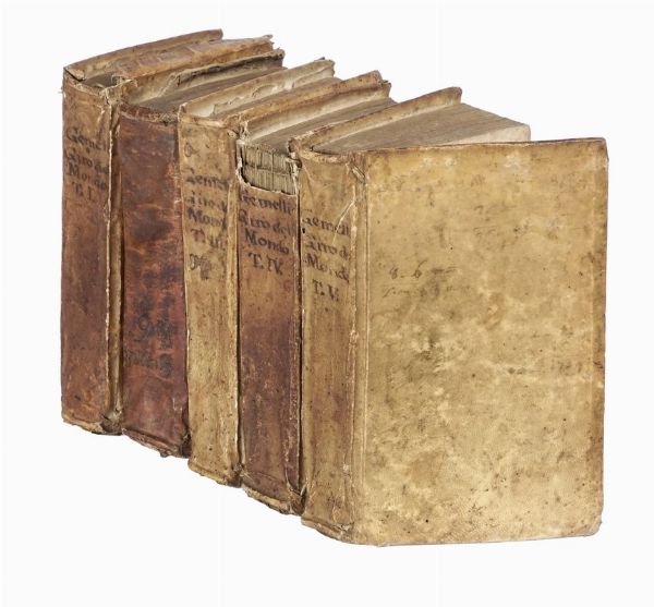 GIOVANNI FRANCESCO GEMELLI CARERI : Giro del mondo... Parte prima [terza -sesta].  - Asta Libri, autografi e manoscritti - Associazione Nazionale - Case d'Asta italiane