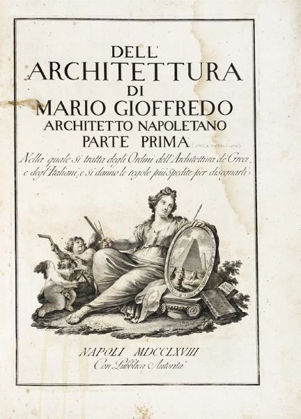 MARIO GIOFFREDO : Dell'architettura.  - Asta Libri, autografi e manoscritti - Associazione Nazionale - Case d'Asta italiane
