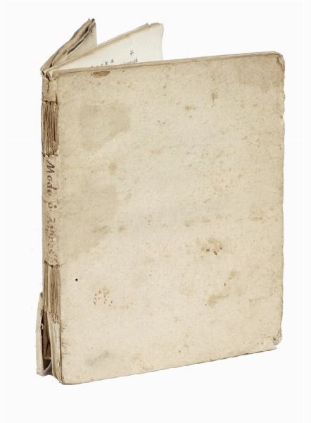 ANGELO INGEGNERI : Della poesia rappresentativa & del modo di rappresentare le favole sceniche.  - Asta Libri, autografi e manoscritti - Associazione Nazionale - Case d'Asta italiane