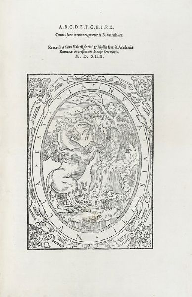 BARTOLOMEO MARLIANI : Urbis Romae topographia nuper ab ipso auctore nonnullis erroribus sublatis emendata...  - Asta Libri, autografi e manoscritti - Associazione Nazionale - Case d'Asta italiane