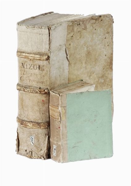 MARIO NIZZOLI : Thesaurus ciceronianus quatuor linguis latina, italica, gallica, & hispanica illustratus...  - Asta Libri, autografi e manoscritti - Associazione Nazionale - Case d'Asta italiane