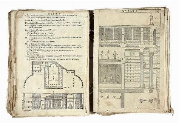 ANDREA PALLADIO : I quattro libri dell'architettura [...] ne' quali, dopo un breve trattato...  - Asta Libri, autografi e manoscritti - Associazione Nazionale - Case d'Asta italiane