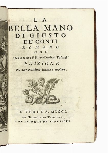 ANTONIO MARIA POZZUOLO : Sonetti acrostici.  - Asta Libri, autografi e manoscritti - Associazione Nazionale - Case d'Asta italiane