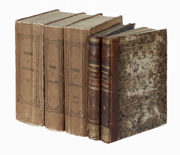 MARINO SANUTO : Venezia e le sue lagune. Volume primo (-terzo).  - Asta Libri, autografi e manoscritti - Associazione Nazionale - Case d'Asta italiane