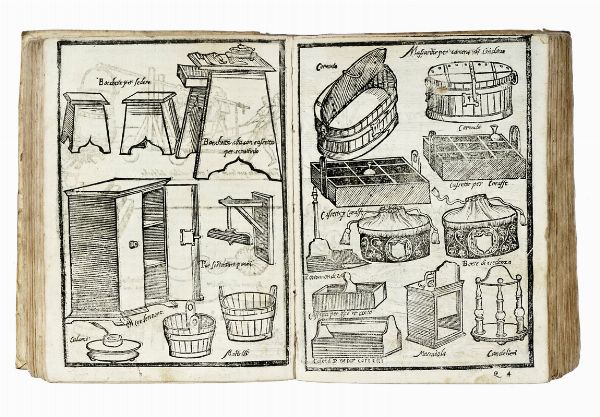 BARTOLOMEO SCAPPI : Opera [...] divisa in sei libri. Il trinciante.  - Asta Libri, autografi e manoscritti - Associazione Nazionale - Case d'Asta italiane