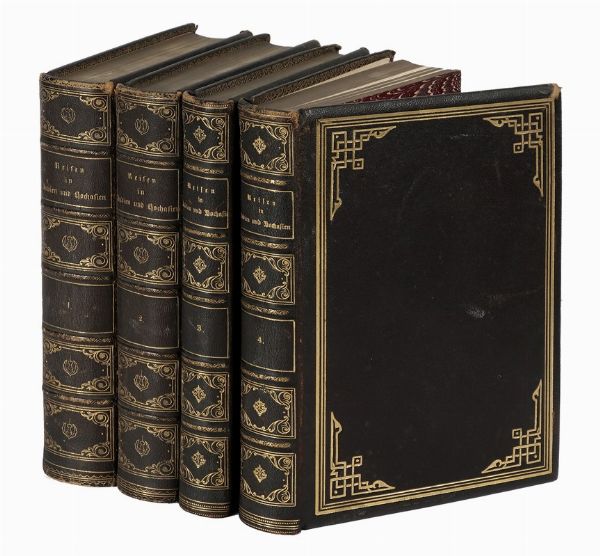 HERMANN SCHLAGINTWEIT : Reisen in Indien und Hochasien...  - Asta Libri, autografi e manoscritti - Associazione Nazionale - Case d'Asta italiane