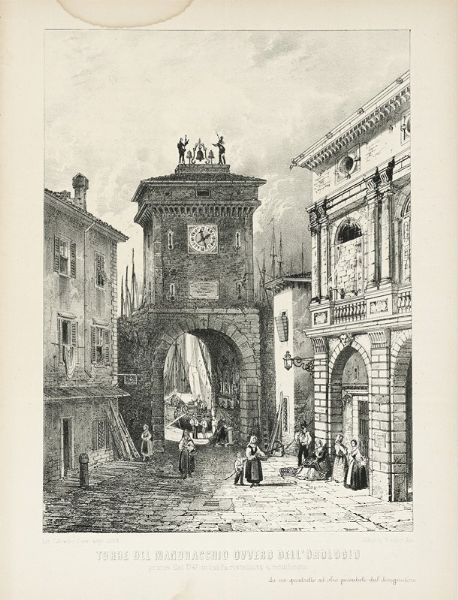 VINCENZO SCUSSA : Storia cronografica di Trieste dalla sua origine sino all'anno 1695 [...]. Prima edizione curata da F. Cameroni.  - Asta Libri, autografi e manoscritti - Associazione Nazionale - Case d'Asta italiane