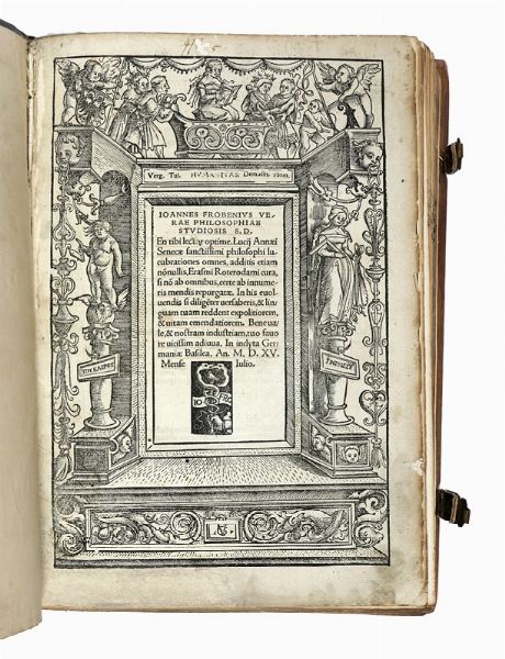 Lucius Annaeus Seneca : Lucubrationes omnes, additis etiam nonnullis...  - Asta Libri, autografi e manoscritti - Associazione Nazionale - Case d'Asta italiane