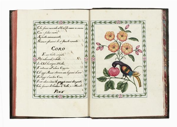 Il sonno / di / Endimione / favola pastorale.  - Asta Libri, autografi e manoscritti - Associazione Nazionale - Case d'Asta italiane