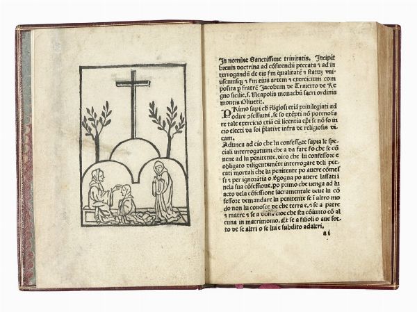 JACOBUS TRAJECTINUS : Incipit brevis doctrina ad confitendum peccata et ad interrogandum de eis...  - Asta Libri, autografi e manoscritti - Associazione Nazionale - Case d'Asta italiane
