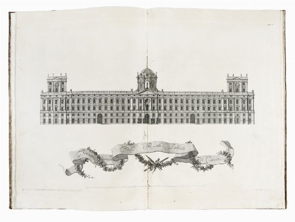 LUIGI VANVITELLI : Dichiarazione dei disegni del Reale Palazzo di Caserta...  - Asta Libri, autografi e manoscritti - Associazione Nazionale - Case d'Asta italiane