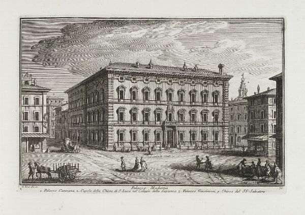 Giuseppe Vasi : Delle magnificenze di Roma antica e moderna libro terzo (-quarto).  - Asta Libri, autografi e manoscritti - Associazione Nazionale - Case d'Asta italiane