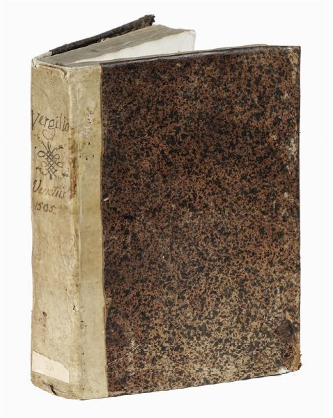 PUBLIUS VERGILIUS MARO : Omnia opera. Cum figuris nuper additis & expositoribus Servio, Landino, Donato, Anto. Mancinello, Domitio.  - Asta Libri, autografi e manoscritti - Associazione Nazionale - Case d'Asta italiane