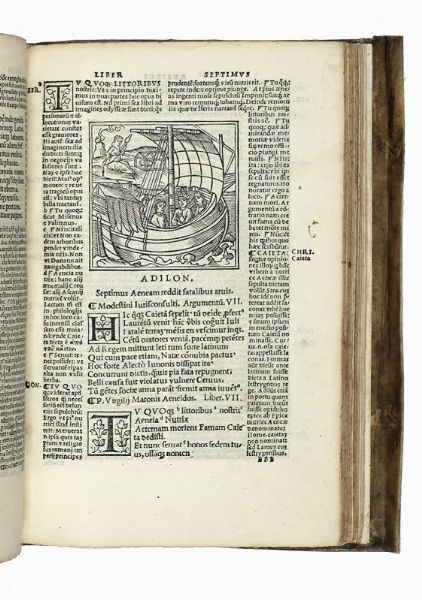 PUBLIUS VERGILIUS MARO : Opera. Bucolica, Georgica. Aeneis cum Servij commentariis accuratissime emendatis...  - Asta Libri, autografi e manoscritti - Associazione Nazionale - Case d'Asta italiane
