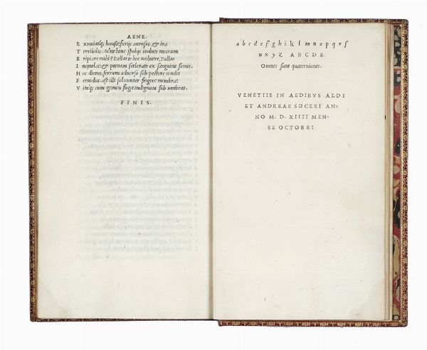 PUBLIUS VERGILIUS MARO : Virgilius.  - Asta Libri, autografi e manoscritti - Associazione Nazionale - Case d'Asta italiane