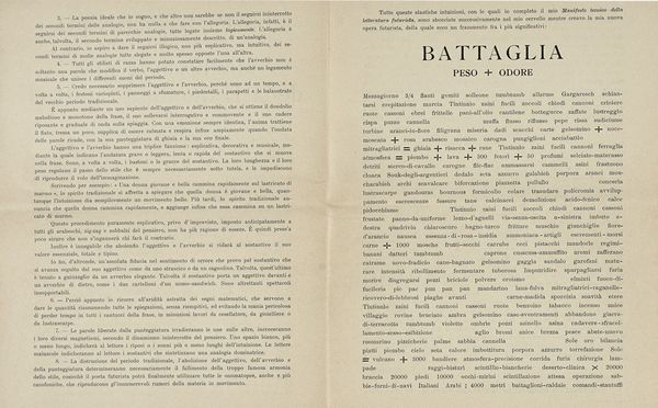 Filippo Tommaso Marinetti : Manifesto tecnico della letteratura futurista.  - Asta Libri, autografi e manoscritti - Associazione Nazionale - Case d'Asta italiane