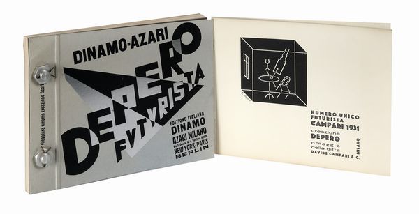 FORTUNATO DEPERO : Dinamo-Azari Depero futurista.  - Asta Libri, autografi e manoscritti - Associazione Nazionale - Case d'Asta italiane