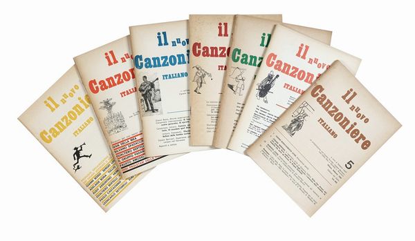 Il nuovo Canzoniere italiano. Nn. 1-8.  - Asta Libri, autografi e manoscritti - Associazione Nazionale - Case d'Asta italiane