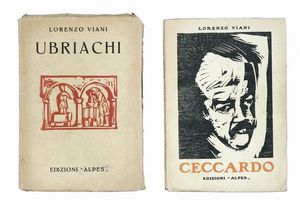 Lorenzo Viani : Gli ubriachi.  - Asta Libri, autografi e manoscritti - Associazione Nazionale - Case d'Asta italiane