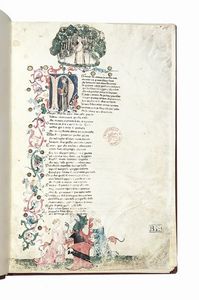 DANTE ALIGHIERI - Dante Estense. Ms a.R.4.8. (Ital. 474).