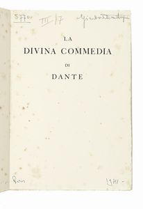 DANTE ALIGHIERI - La Divina Commedia.
