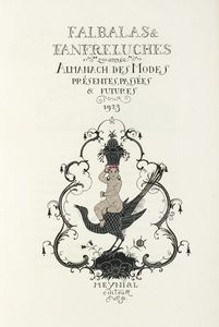 GEORGE BARBIER : Falbalas & Fanfreluches pour 1923 (-1924).  - Asta Libri, autografi e manoscritti - Associazione Nazionale - Case d'Asta italiane