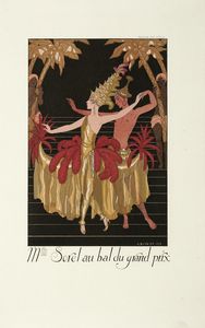 GEORGE BARBIER : Falbalas & Fanfreluches pour 1923 (-1924).  - Asta Libri, autografi e manoscritti - Associazione Nazionale - Case d'Asta italiane