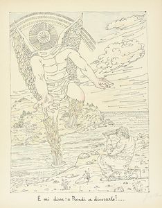 Giorgio de Chirico : L'Apocalisse. 20 litografie originali [...]. Introduzione di Massimo Bontempelli.  - Asta Libri, autografi e manoscritti - Associazione Nazionale - Case d'Asta italiane