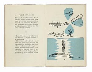 LE CORBUSIER [PSEUD. DI JEANNERET-GRIS CHARLES-EDOUARD] : Posie sur Alger.  - Asta Libri, autografi e manoscritti - Associazione Nazionale - Case d'Asta italiane