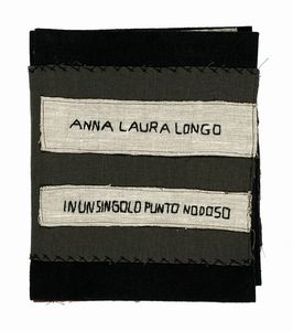 ANNA LAURA LONGO - In un singolo punto nodoso.