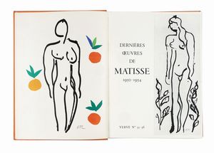 HENRI MATISSE - Verve. Vol. IX, nn. 35-36. Dernires oeuvres de Matisse. 1950-1954.