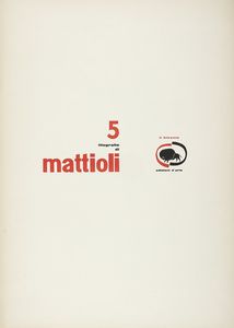 Carlo Mattioli - 5 litografie di Mattioli.