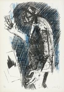 Carlo Mattioli : 5 litografie di Mattioli.  - Asta Libri, autografi e manoscritti - Associazione Nazionale - Case d'Asta italiane