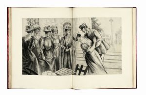 GUY (DE) MAUPASSANT : La Maison Tellier texte et illustrations gravs  l'eau-forte par Lon Courbouleix.  - Asta Libri, autografi e manoscritti - Associazione Nazionale - Case d'Asta italiane