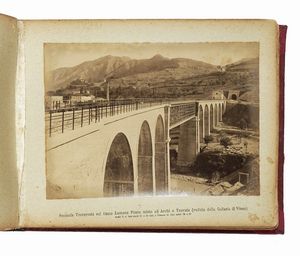 Album di fotografie della ferrovia Faenza - Firenze.  - Asta Libri, autografi e manoscritti - Associazione Nazionale - Case d'Asta italiane