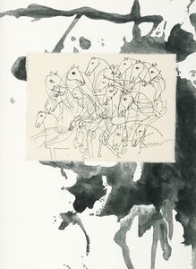 Mimmo Paladino : Don Chisciotte.  - Asta Libri, autografi e manoscritti - Associazione Nazionale - Case d'Asta italiane