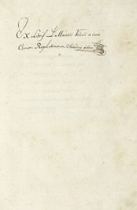 MARCUS TULLIUS CICERO : Epistulae.  - Asta Libri, autografi e manoscritti - Associazione Nazionale - Case d'Asta italiane