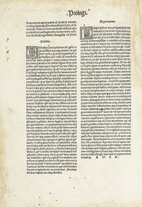 Jaime Perez de Valencia : Commentaria in Psalmos.  - Asta Libri, autografi e manoscritti - Associazione Nazionale - Case d'Asta italiane