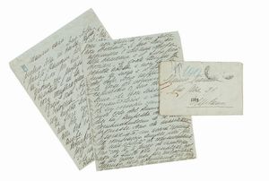 EDDA MUSSOLINI - 4 lettere autografe inviate al giovane amico Marino Viarana.