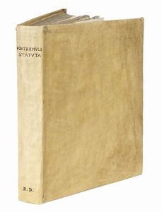 Pontremuli statutorum ac decretorum volumen.  - Asta Libri, autografi e manoscritti - Associazione Nazionale - Case d'Asta italiane