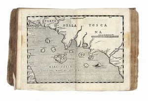 LEANDRO ALBERTI : Descrittione di tutta Italia [...] nella quale si contiene il sito di essa, l'origine, & le Signorie delle citt, & de' castelli.  - Asta Libri, autografi e manoscritti - Associazione Nazionale - Case d'Asta italiane