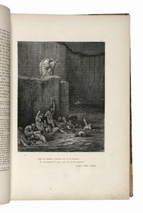 DANTE ALIGHIERI : La Divina Commedia [...] illustrata da Gustavo Dor e dichiarata con note tratte dai migliori commenti per cura di Eugenio Camerini.  - Asta Libri, autografi e manoscritti - Associazione Nazionale - Case d'Asta italiane