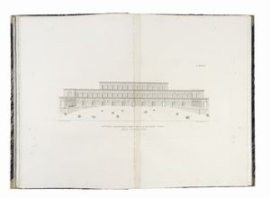 GIUSEPPE CACIALLI : Collezione dei disegni di nuove fabbriche e ornati fatti nella Regia Villa del Poggio Imperiale. Parte prima (-seconda).  - Asta Libri, autografi e manoscritti - Associazione Nazionale - Case d'Asta italiane