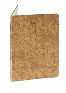 LEONARDO DATI : [Spera volgare].  - Asta Libri, autografi e manoscritti - Associazione Nazionale - Case d'Asta italiane